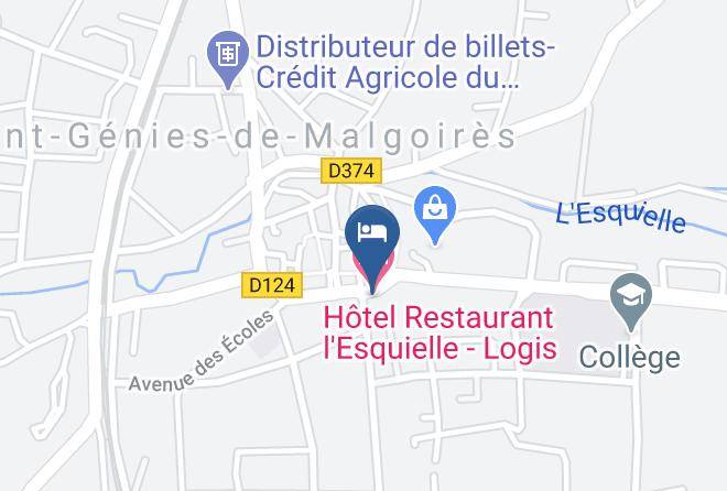 Gard - Hotel Restaurant L'esquielle Logis Maps