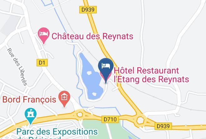 Dordogne - Hotel Restaurant L'etang Des Reynats Maps