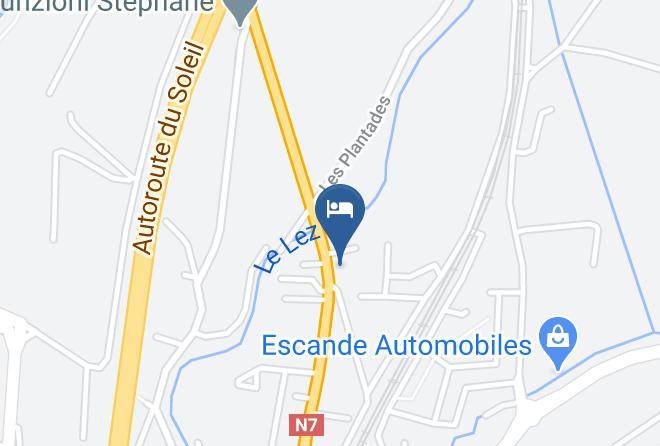 Vaucluse - Hotel Restaurant La Beaugraviere Maps