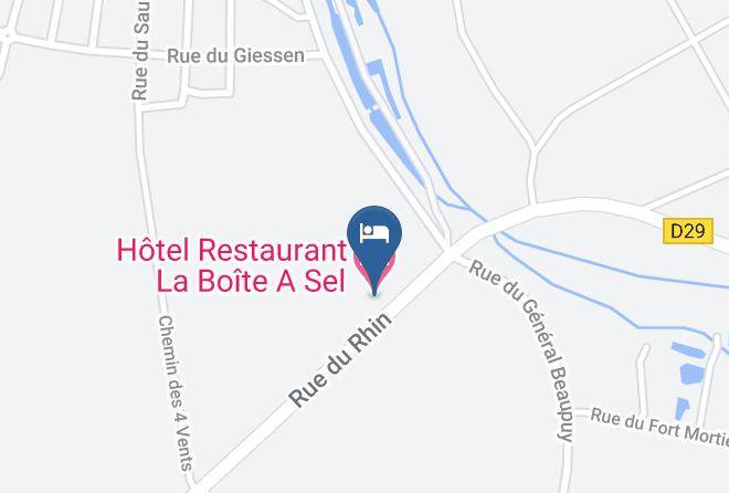 Haut Rhin - Hotel Restaurant La Boite A Sel Maps