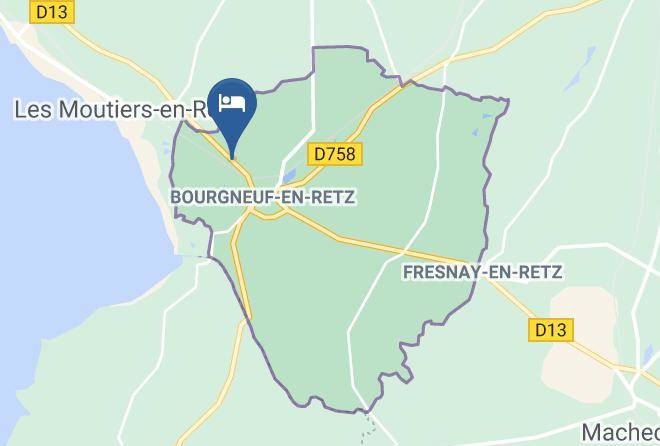 Loire Atlantique - Hotel Restaurant La Bourrine Maps