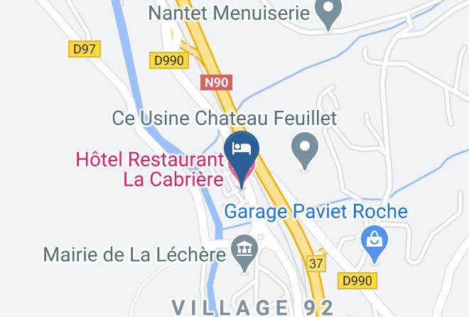 Savoie - Hotel Restaurant La Cabriere Maps