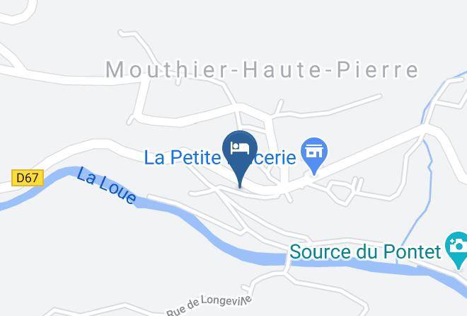 Doubs - Hotel Restaurant La Cascade Maps
