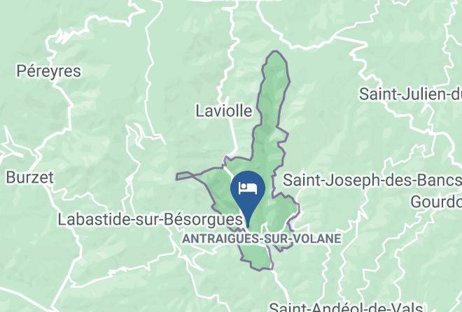 Ardeche - Hotel Restaurant La Castagno Maps