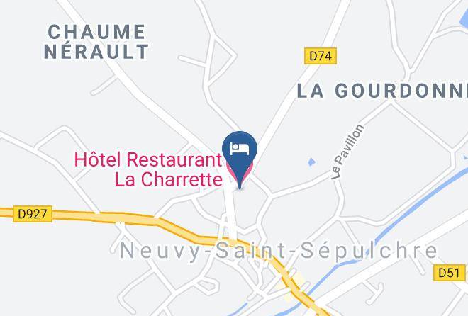 Indre - Hotel Restaurant La Charrette Maps