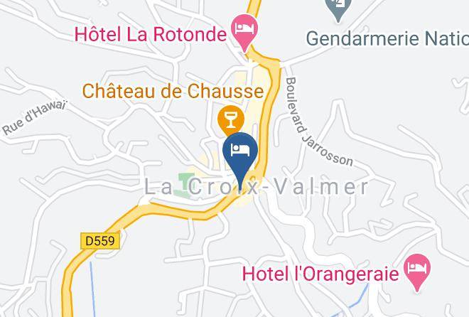Var - Hotel Restaurant La Cigale Maps