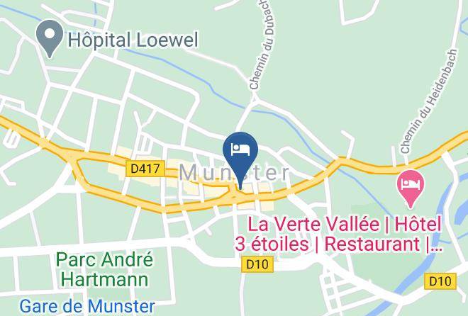 Haut Rhin - La Cigogne Hotel Restaurant Maps