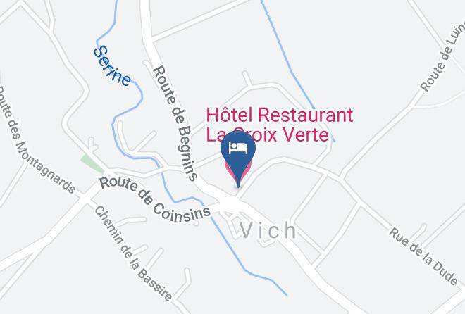 Nyon - Hotel Restaurant La Croix Verte Maps
