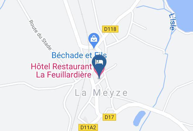 Haute Vienne - Hotel Restaurant La Feuillardiere Maps
