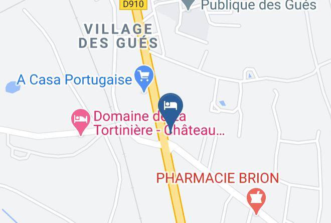 Indre Et Loire - Hotel Restaurant La Folie Veigne Maps