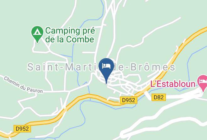 Alpes De Haute Provence - Hotel Restaurant La Fontaine Maps