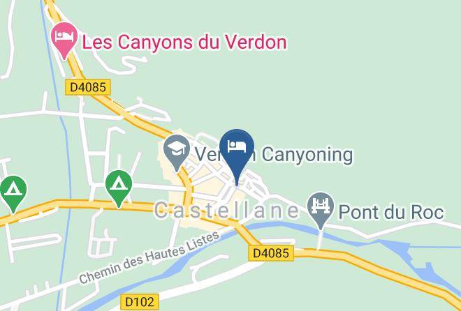 Alpes De Haute Provence - Hotel Restaurant La Forge Maps