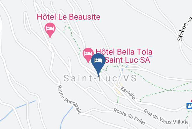 Sierre - Hotel Restaurant La Fougere Maps