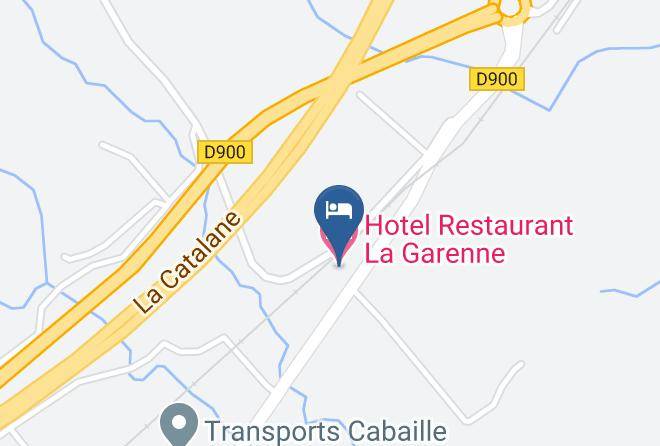 Pyrenees Orientales - Hotel Restaurant La Garenne Maps
