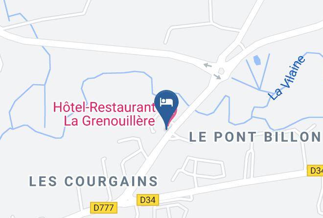Ille Et Vilaine - Restaurant La Grenouillere Maps