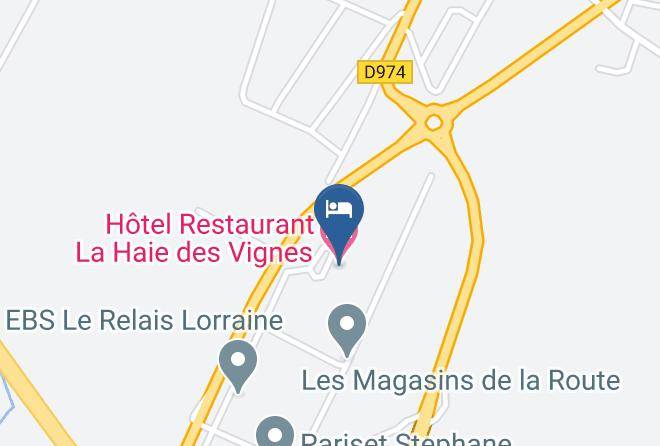 Meurthe Et Moselle - Hotel Restaurant La Haie Des Vignes Maps