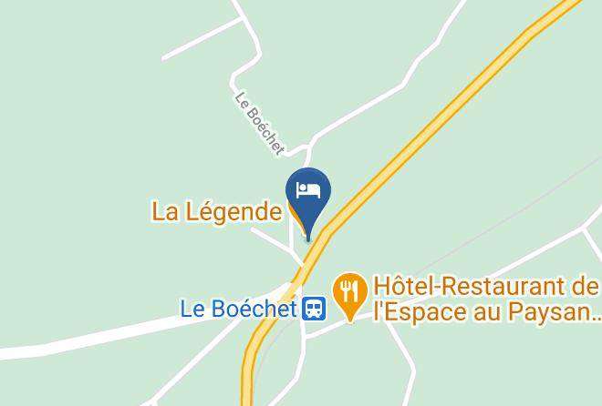 Franches Montagnes - Hotel Restaurant La Legende Maps
