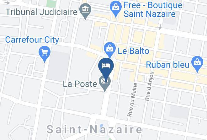 Hotel La Luna St Nazaire Map