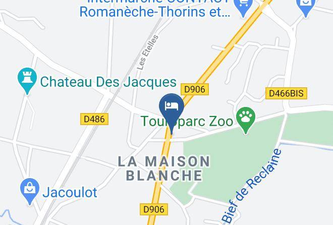Saone Et Loire - Hotel Restaurant La Maison Blanche Maps