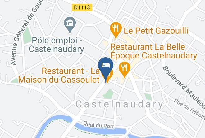 Hotel Restaurant La Maison Du Cassoulet Map