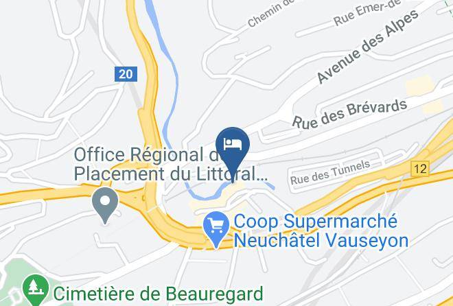 Neuchatel District - Hotel Restaurant La Maison Du Prussien Maps