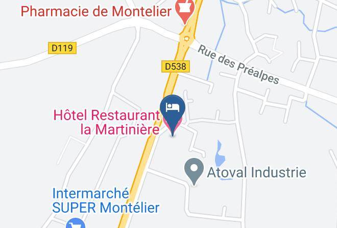 Drome - Hotel Restaurant La Martiniere Maps