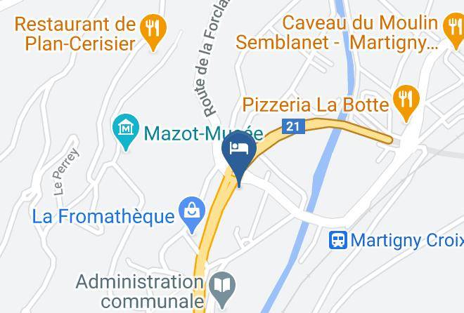 Martigny - Hotel Restaurant La Porte D'octodure Maps