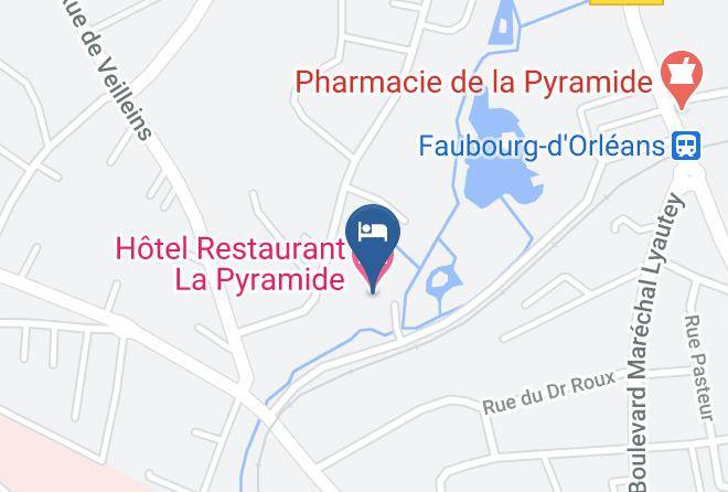 Loir Et Cher - Hotel Restaurant La Pyramide Maps