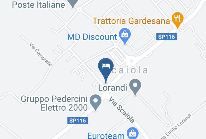 Brescia - Albergo Ristorante La Scaiola Maps