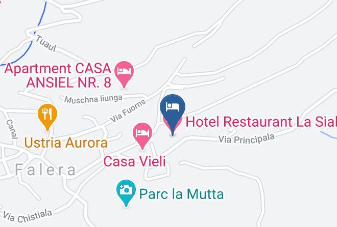 Surselva - Hotel Restaurant La Siala Maps