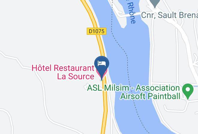 Isere - Hotel Restaurant La Source Maps