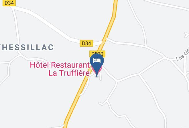 Lot - Hotel Restaurant La Truffiere Maps