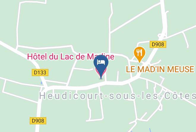 Meuse - Hotel Restaurant Lac De Madine Maps