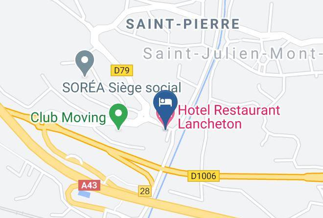 Savoie - Hotel Restaurant Lancheton Maps