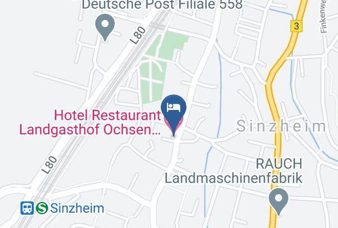 Rastatt - Hotel Restaurant Landgasthof Ochsen Sinzheim Bei Baden Baden Maps