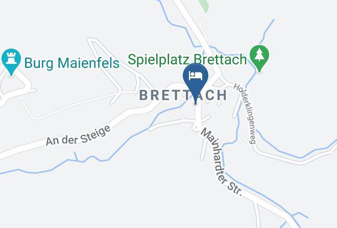 Hohenlohekreis - Hotel Restaurant Landhaus Rossle Brettach Maps