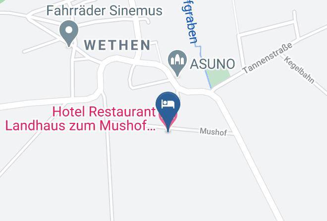 Waldeck Frankenberg - Hotel Restaurant Landhaus Zum Mushof 3km Von Autobahn Maps