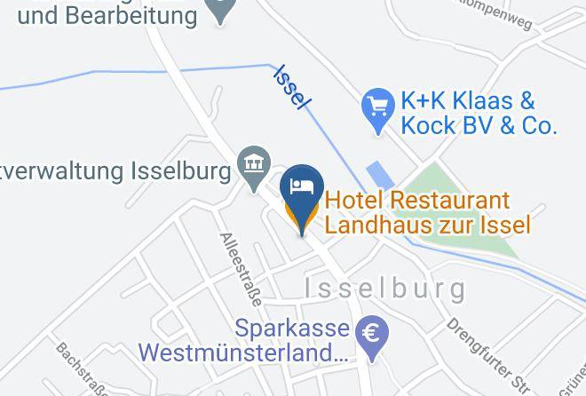 Borken - Hotel Restaurant Landhaus Zur Issel Maps