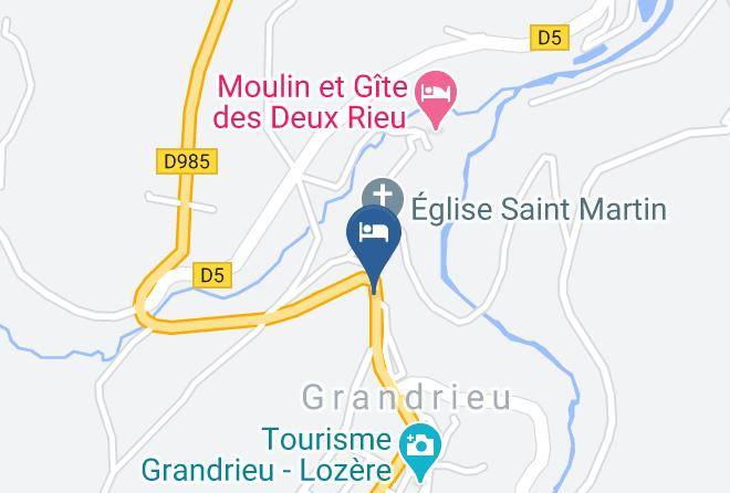 Lozere - Hotel Restaurant Laures Maps