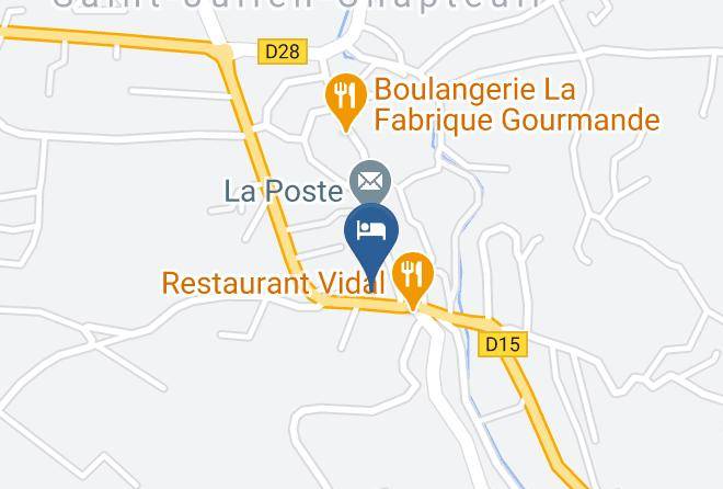 Hotel Restaurant Le Barriol Map