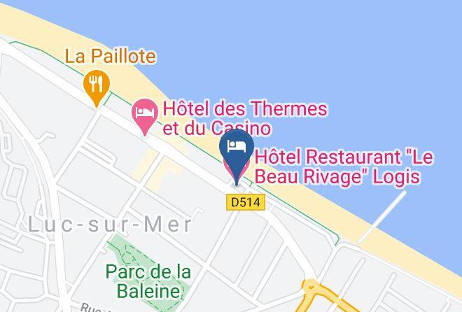 Calvados - Hotel Restaurant Le Beau Rivage Logis Maps