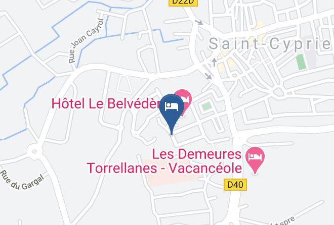 Pyrenees Orientales - Hotel Restaurant Le Belvedere Maps