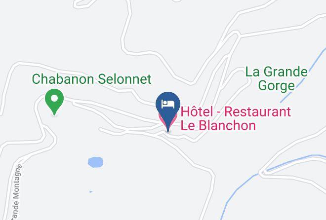 Alpes De Haute Provence - Hotel Restaurant Le Blanchon Maps