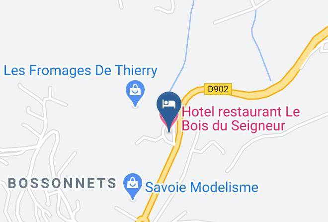 Haute Savoie - Hotel Restaurant Le Bois Du Seigneur Maps