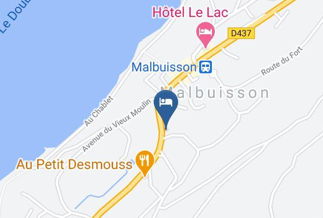 Doubs - Hotel Restaurant Le Bon Accueil Maps