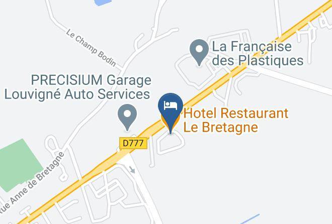 Ille Et Vilaine - Hotel Restaurant Le Bretagne Maps