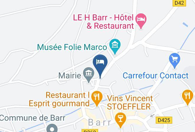 Bas Rhin - Hotel Restaurant Le Brochet Maps
