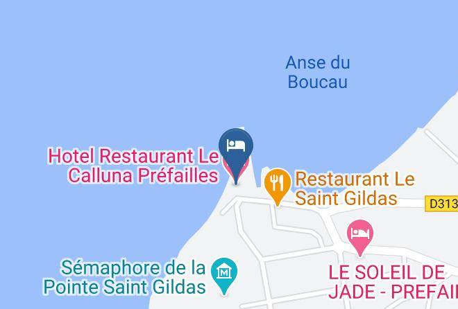 Loire Atlantique - Hotel Restaurant Le Calluna Prefailles Maps