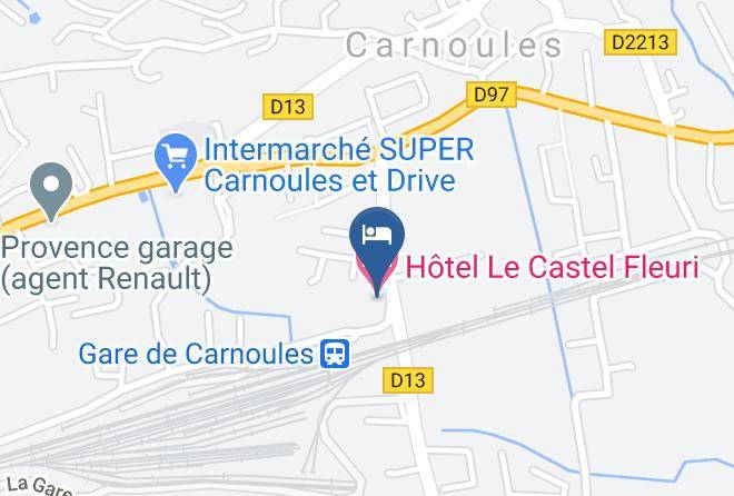 Var - Hotel Le Castel Fleuri Maps