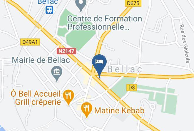 Haute Vienne - Hotel Restaurant Le Central Maps
